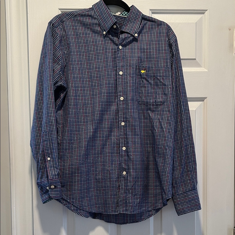 Peter Millar Button Down Shirt with Masters Logo